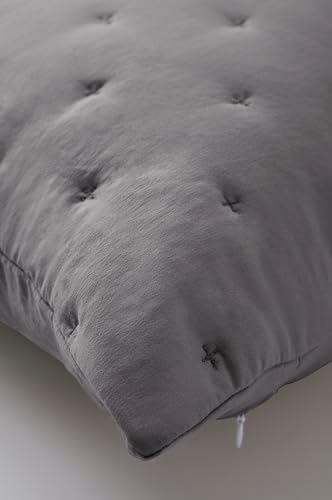 JOTEX Calm Kissenhülle 2er Set - Oeko-Tex® Standard 100 Zertifiziert - Hochwertiger Polyester Kissenbezug für Familie - 